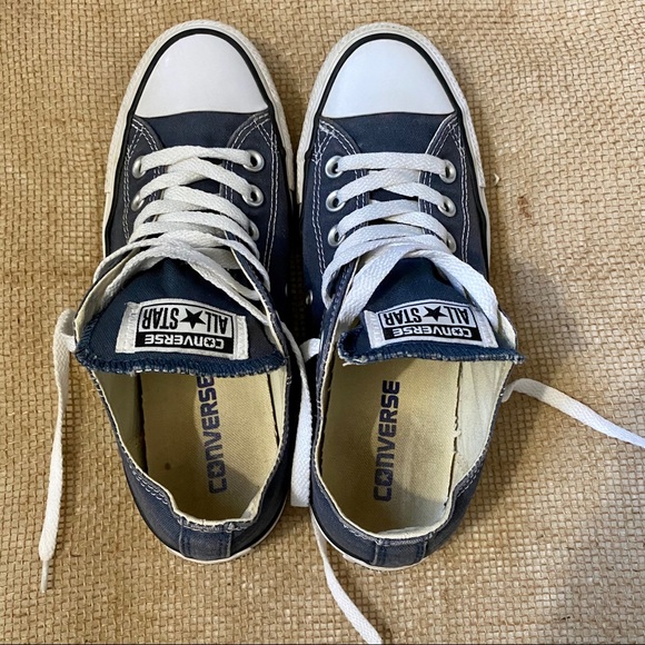 Converse Shoes - Ladies Converse All Star Navy Blue Sneakers Sz 7
